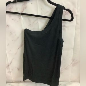 NWT Project Social T Katy’s One Shoulder Rib Tank